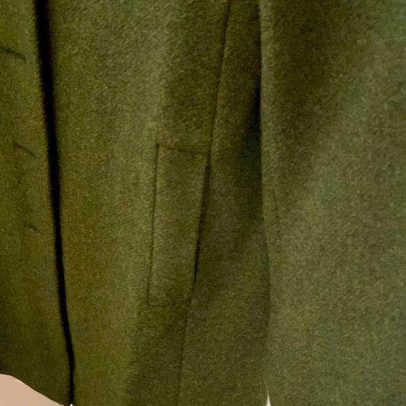 STUNNING - LIKE NEW- vintage Maxmara coat! Excellent condition!!! OLIVE GREEN - Picture 4 of 7